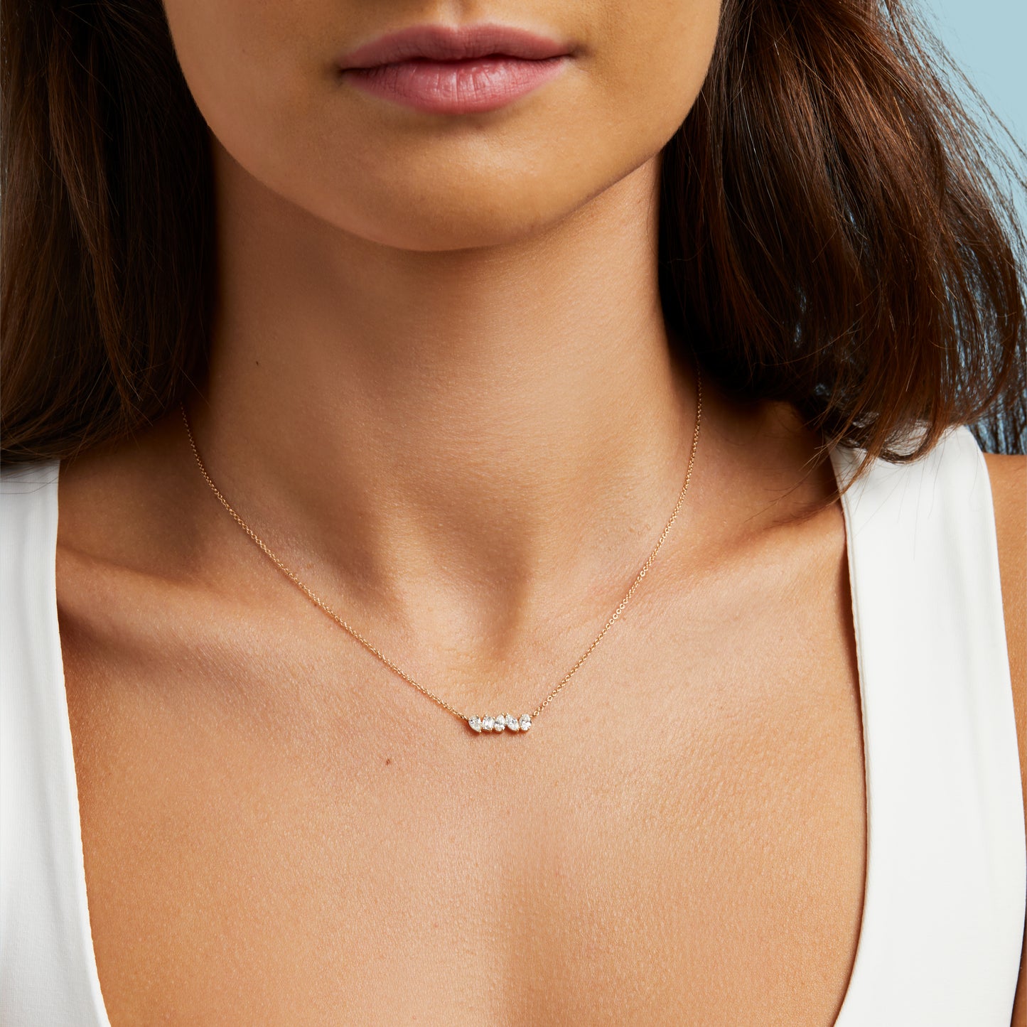 Mixed Fancy Shaped Diamond Necklace