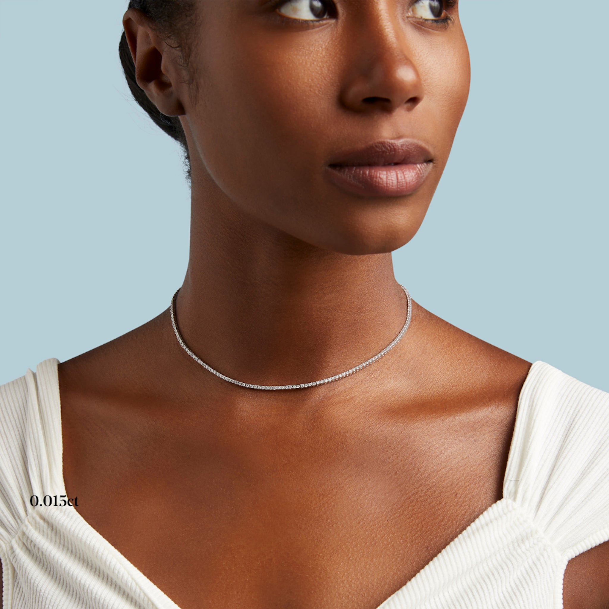 Diamond Tennis Bolo Choker Necklace – NicoleHD Jewelry