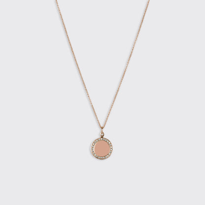 Diamond Disk Pendant