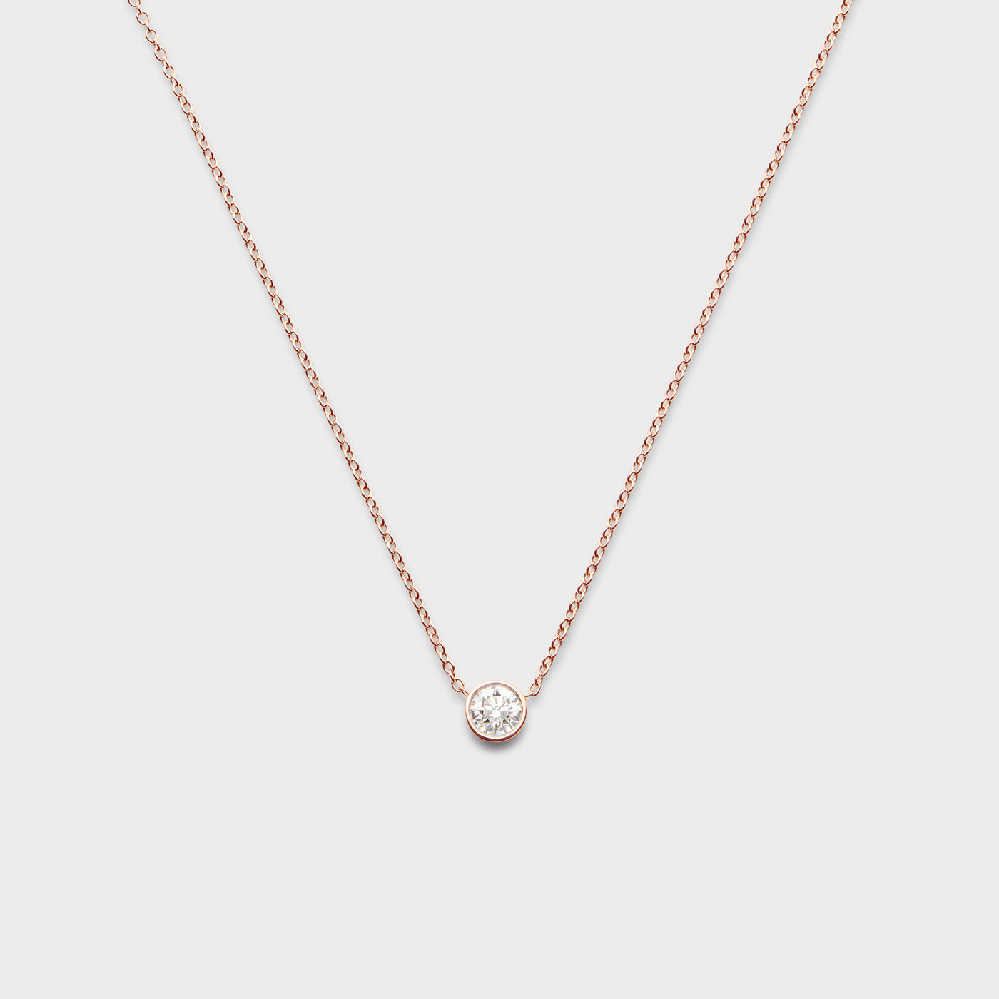 Classic Bezel Pendant - The Clear Cut Collection